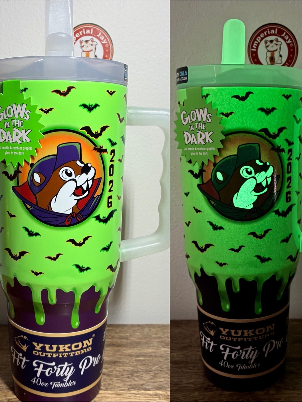 BUC-EE’S Halloween Glow In the Dark Tumbler